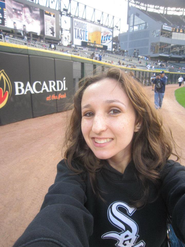 On the field at the White Sox